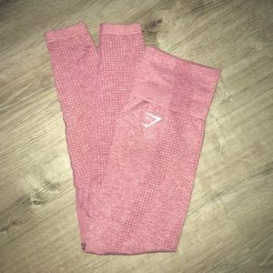 Dusty Pink Marl: Gymshark leggings